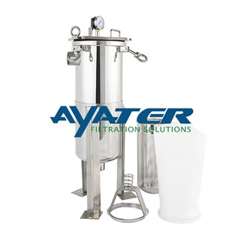 Navio de filtro de bolsa única